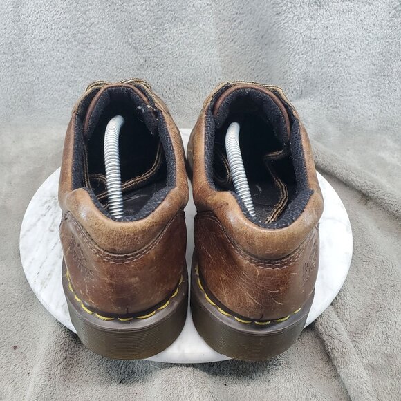 Dr. Martens Shoes Mens 11 Brown Leather Y2K Chunky Oxford 10940 AW004 *Read* main image 5